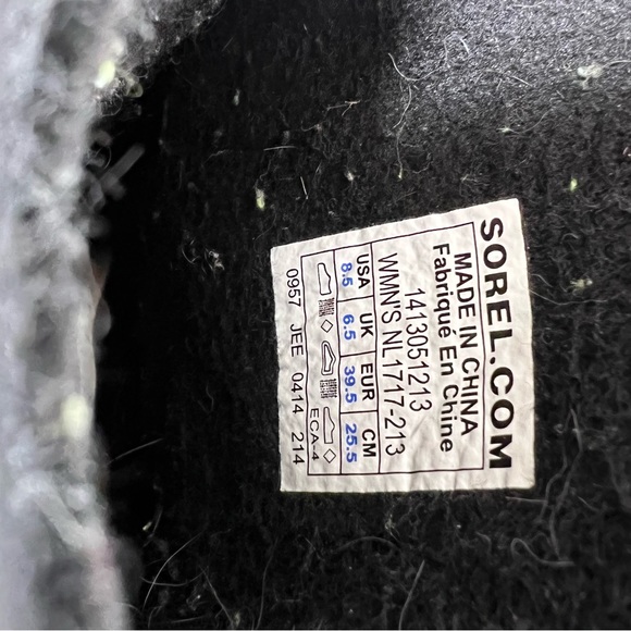 SOREL BOOTS Premium waterproof Winter Snow Olive Fuchsia purple size 8.5 EUC - Picture 10 of 11